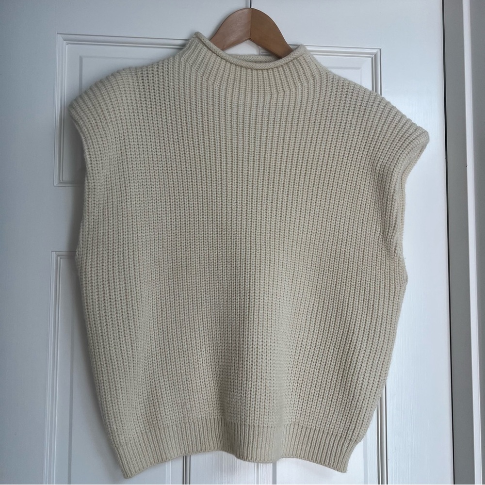 Oak + Fort padded shoulder sweater